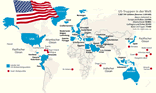 Infografik: US-Truppen in aller Welt/ DIE ZEIT