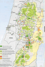 Landkarte Israel: Atlas der Globalisierung