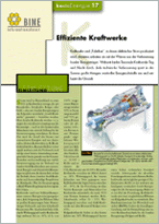 BINE basisEnergie-Info "Effiziente Kraftwerke" / Download bei: BINE