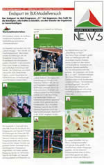 News 1/2004: BLK-Modellprogramm "21" Bildung für eine nachhaltige Entwicklung