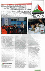 News 2/2004: BLK-Modellprogramm "21" Bildung für eine nachhaltige Entwicklung