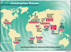 Infografik: Umkämpftes Wasser. Nutzungskonflikte an internationalen Wasserläufen