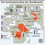 Infografik: Auslandseinsätze der Bundeswehr; Großansicht [FR]