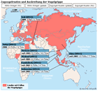 Vogelgrippe-Ausbreitung:  Interaktive Infografiken bei stern.de