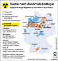 Atommüll-Endlager-DE: Globus Infografik 11019/ 20.05.2016