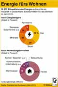 Energie-Wohnen-DE-2015 / Infografik Globus 11755 vom 26.05.2017