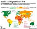 Stabile-fragile-Staaten_2018 / Infografik Globus 12894 vom 14.12.2018
